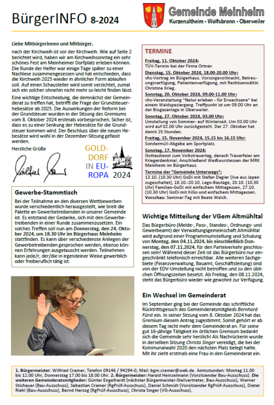 BürgerINFO 8-2024 